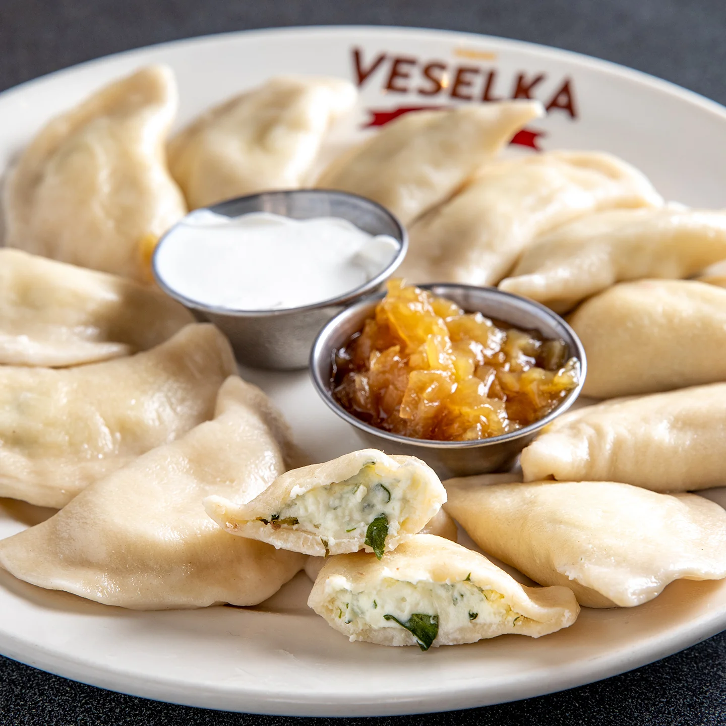 Arugula & Goat Cheese Pierogi - Image 3
