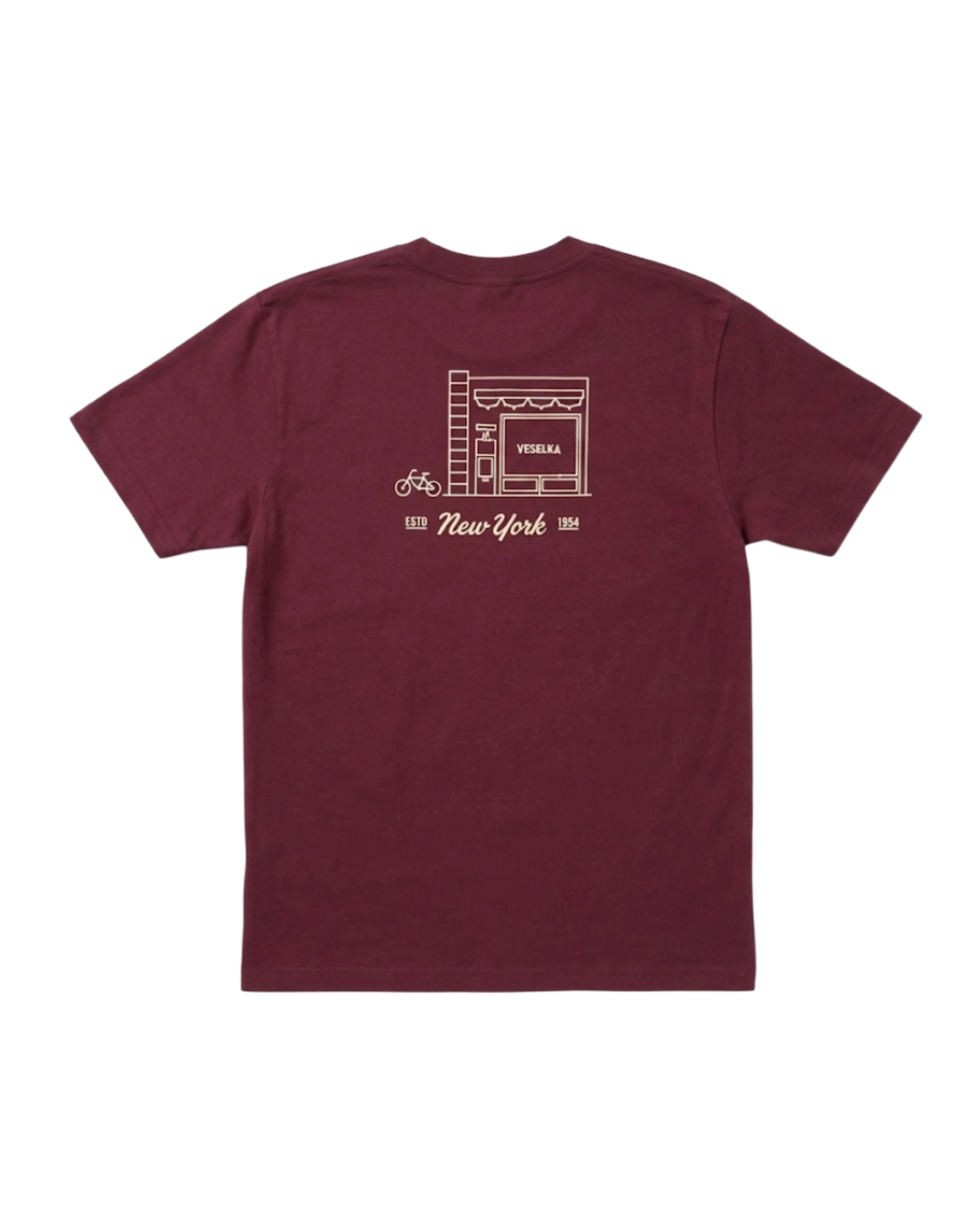 Veselka Burgundy T-Shirt - Image 3