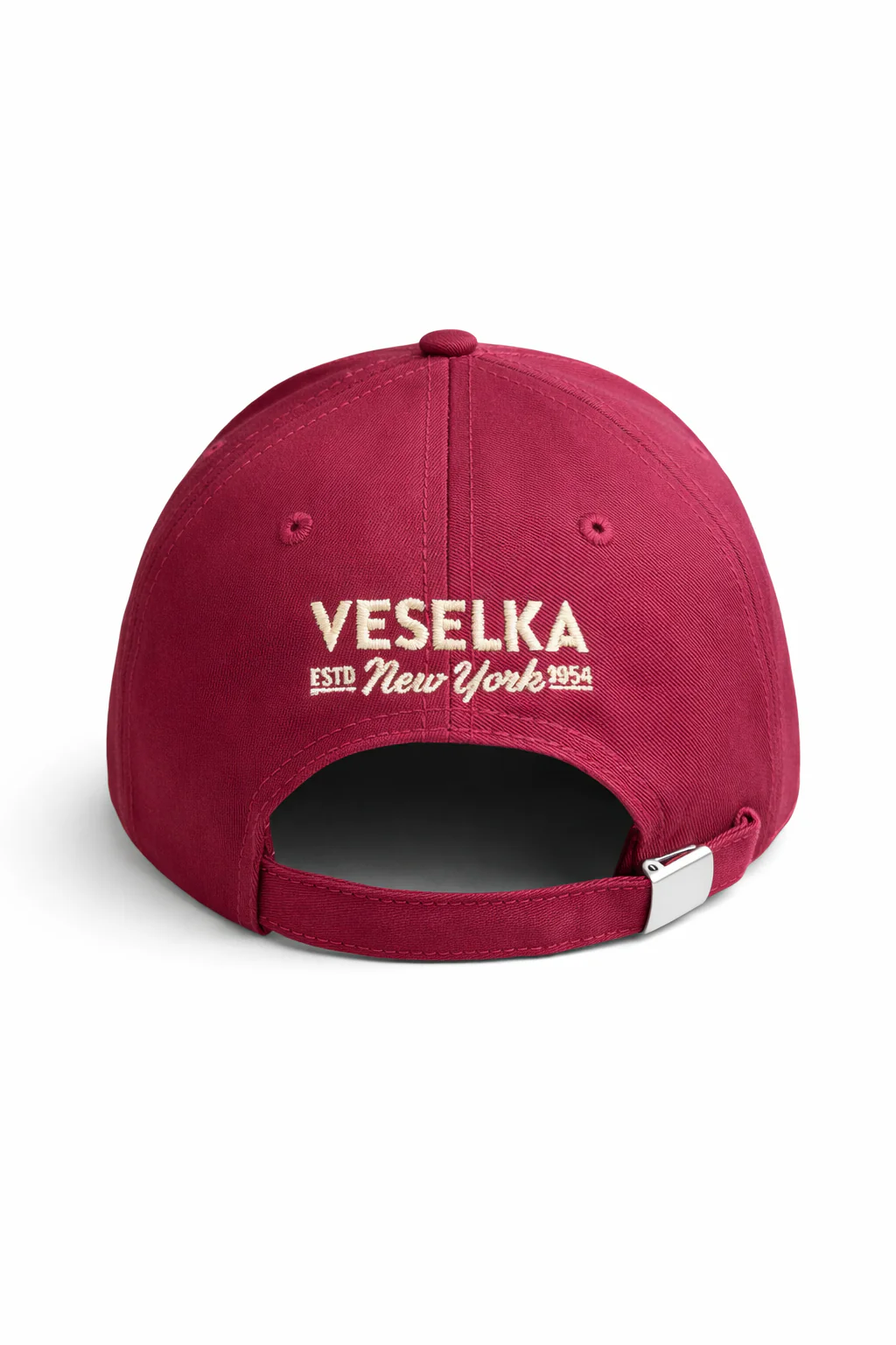 Veselka Burgundy Pierogi Cab Hat - Image 3